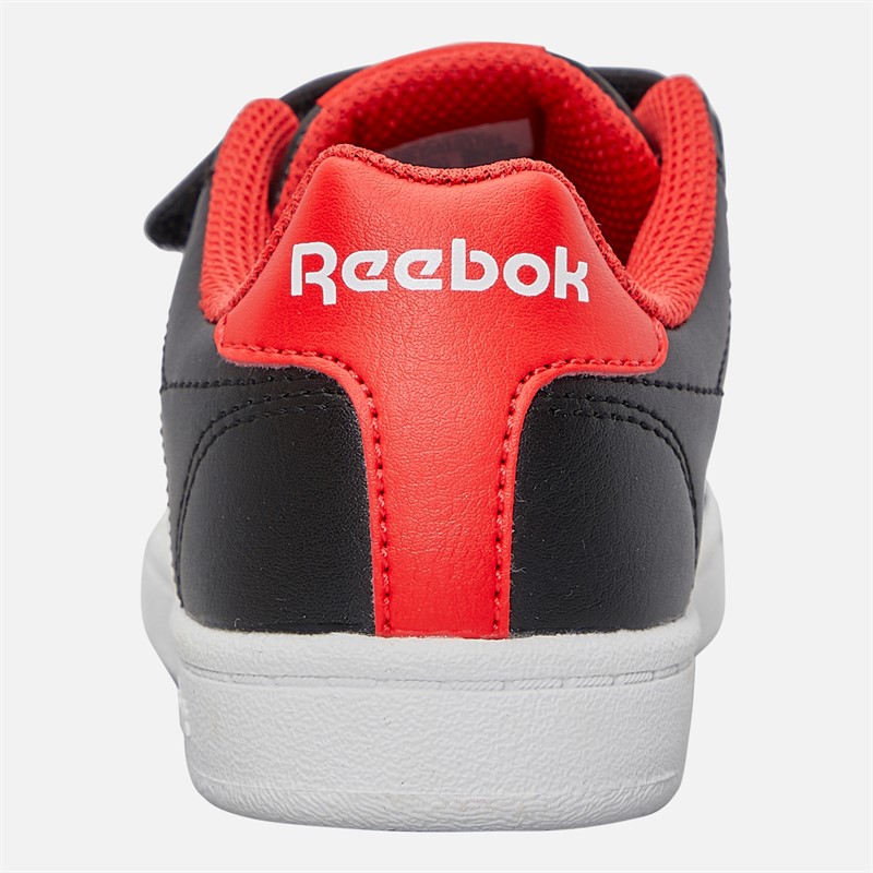 Reebok Boys Royal Complete Clean 2.0 Trainers Black/White/Energy Red