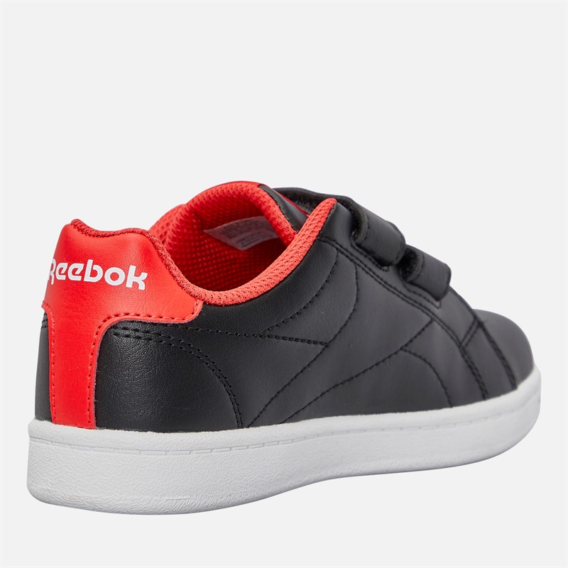 Reebok Boys Royal Complete Clean 2.0 Trainers Black/White/Energy Red