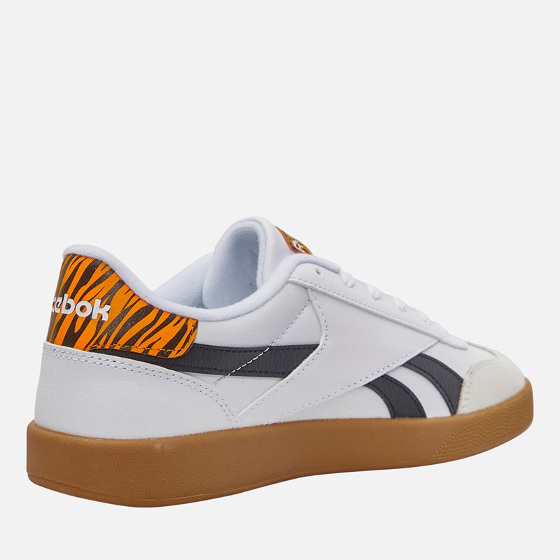 Reebok Mens Smash Edge Trainers White/Black/Gum