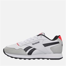 Reebok Junior Boys Glide Trainers White/Mist Grey/Energy Red