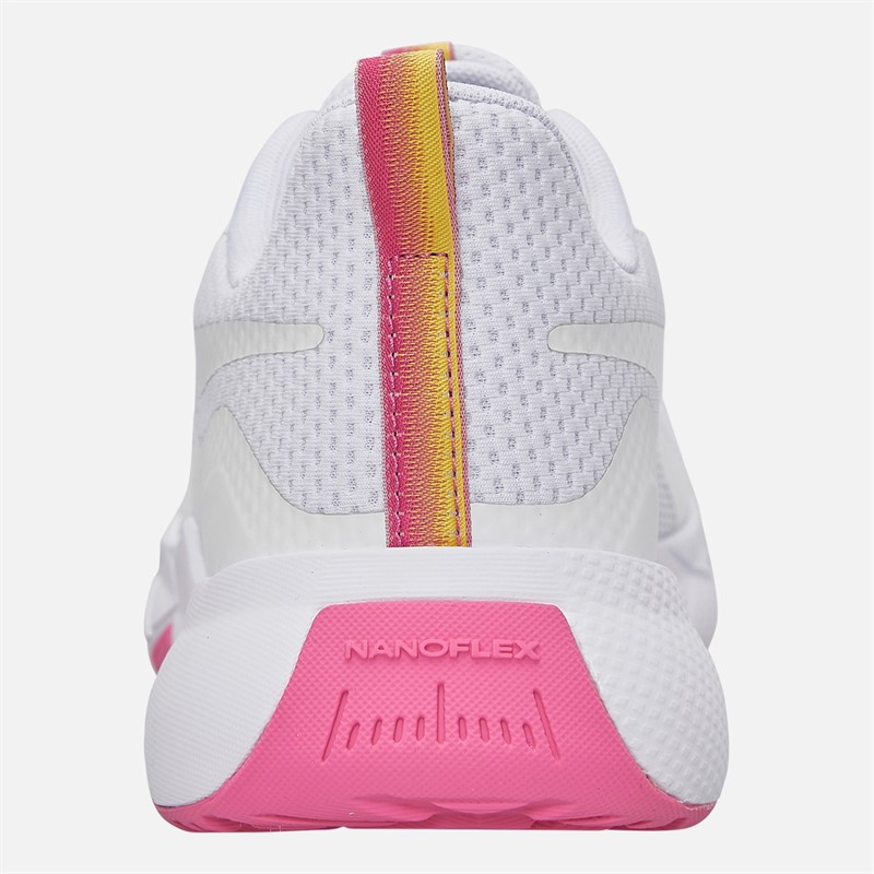 Reebok Womens NFX Trainer Training Shoes White/True Pink