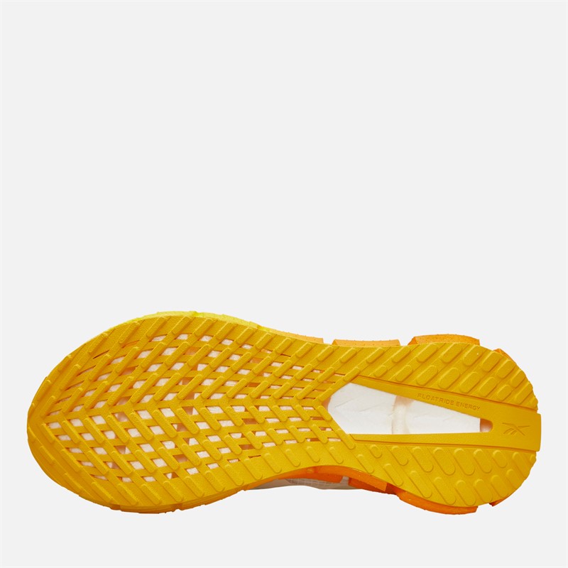 Reebok Mens FloatZig 1 Neutral Running Shoes Chalk/Sand/Golden Haze