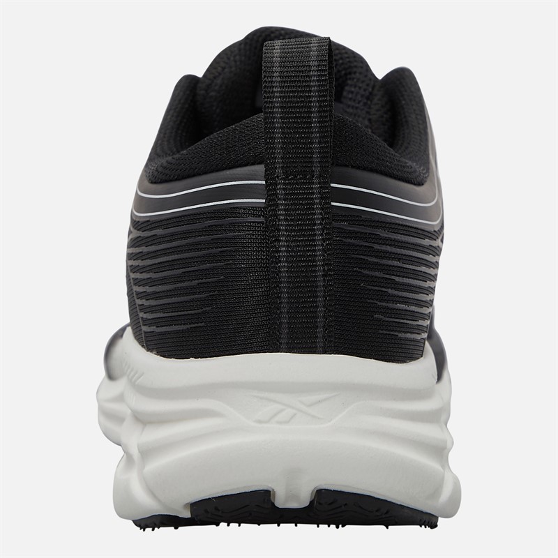 Reebok Junior Road Strider Neutral Running Shoes Black/Grey/White