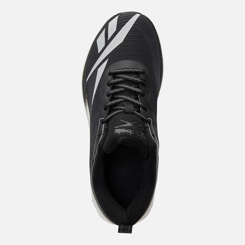 Reebok Junior Road Strider Neutral Running Shoes Black/Grey/White