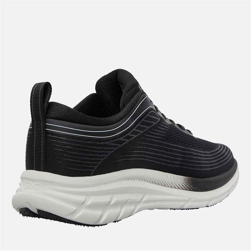 Reebok Junior Road Strider Neutral Running Shoes Black/Grey/White