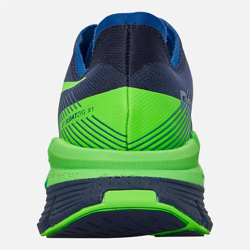 Reebok Floatzig X1 Neutral Running Shoes Vector Navy/Solar Lime/Twilight Blue