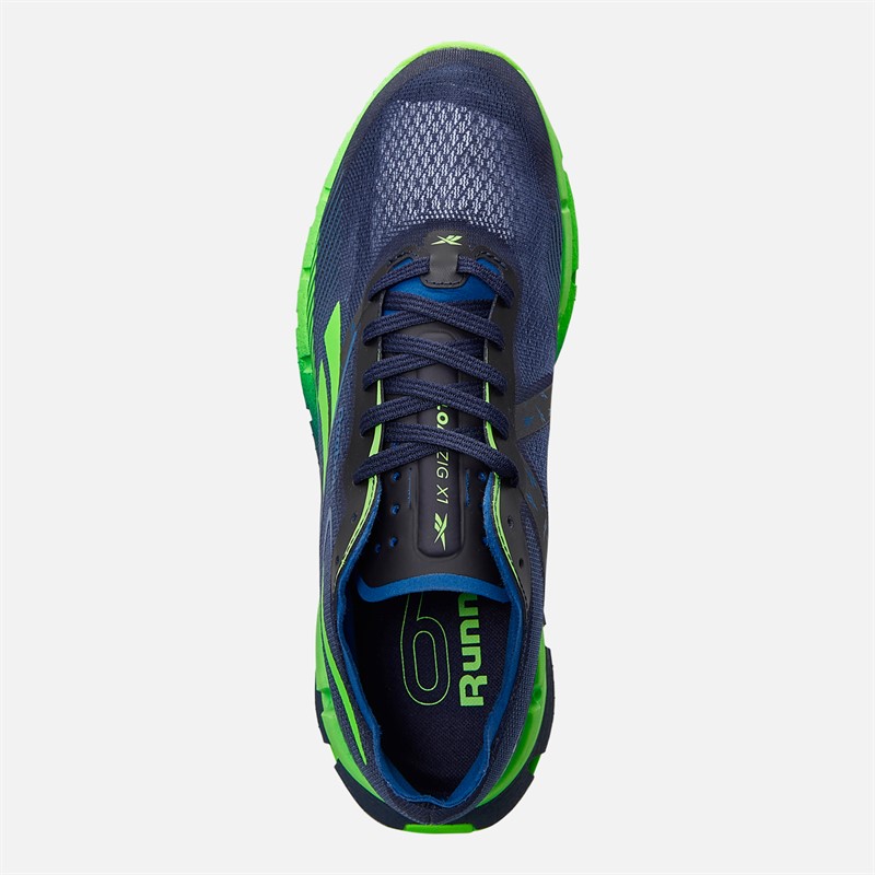 Reebok Floatzig X1 Neutral Running Shoes Vector Navy/Solar Lime/Twilight Blue
