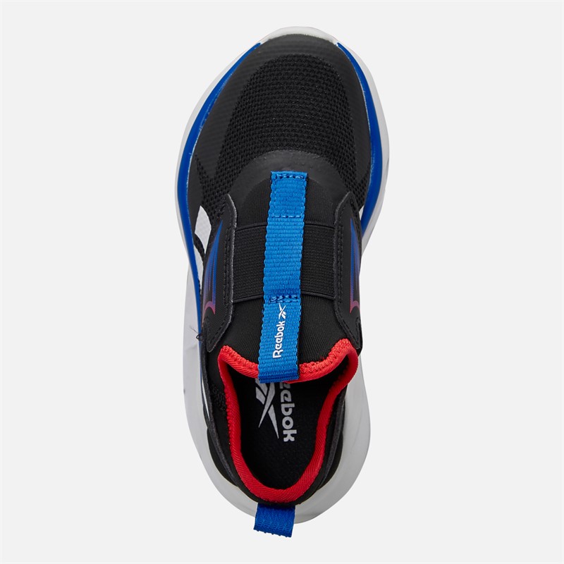 Reebok Kids Lite Spinner Neutral Running Shoes Black/Optimum Blue/Energy Red