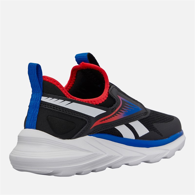 Reebok Kids Lite Spinner Neutral Running Shoes Black/Optimum Blue/Energy Red