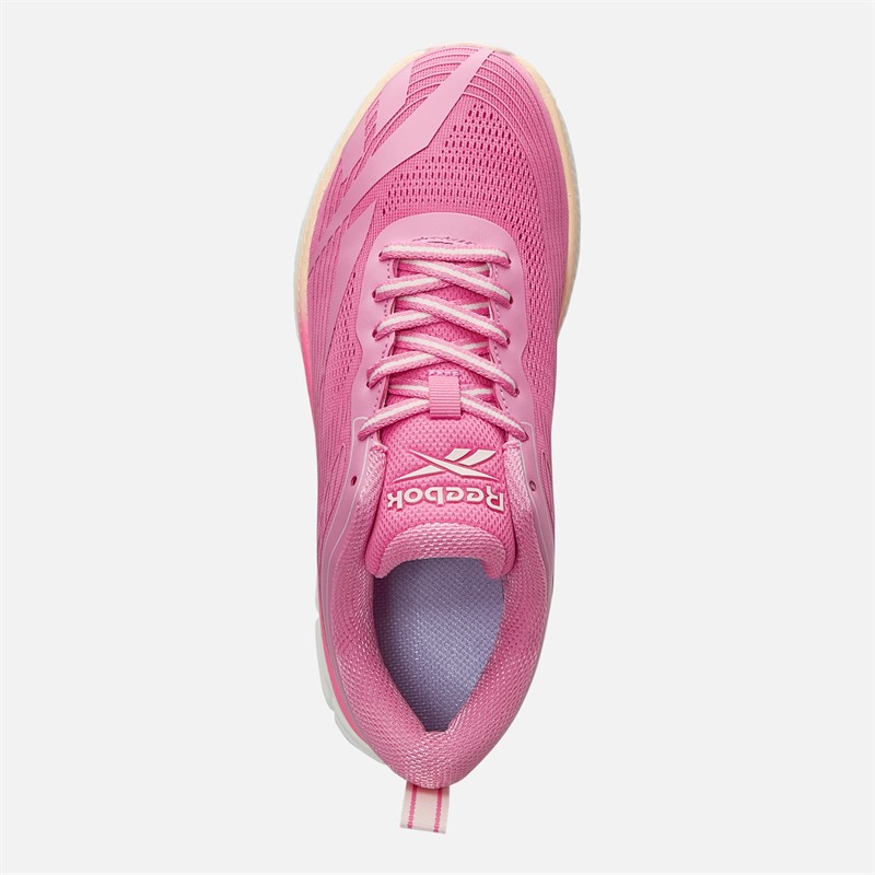Reebok Junior Road Strider Neutral Running Shoes Playful Pink/Pure Pink/White Playfulpink/Purepink/White