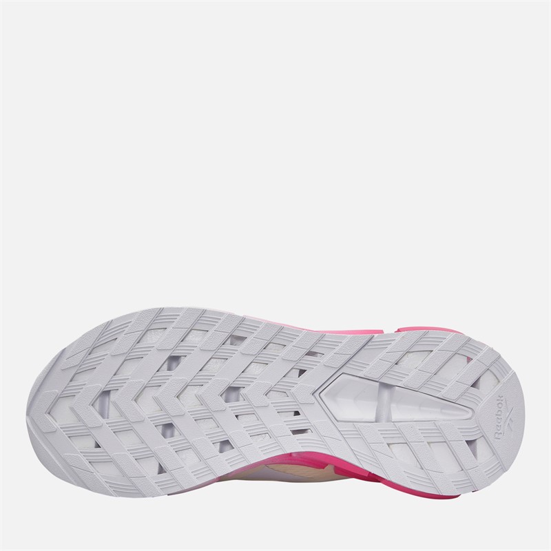 Reebok Womens Zig Dynamica 5 Neutral Running Shoes Vintge Chalk/White/True Pink