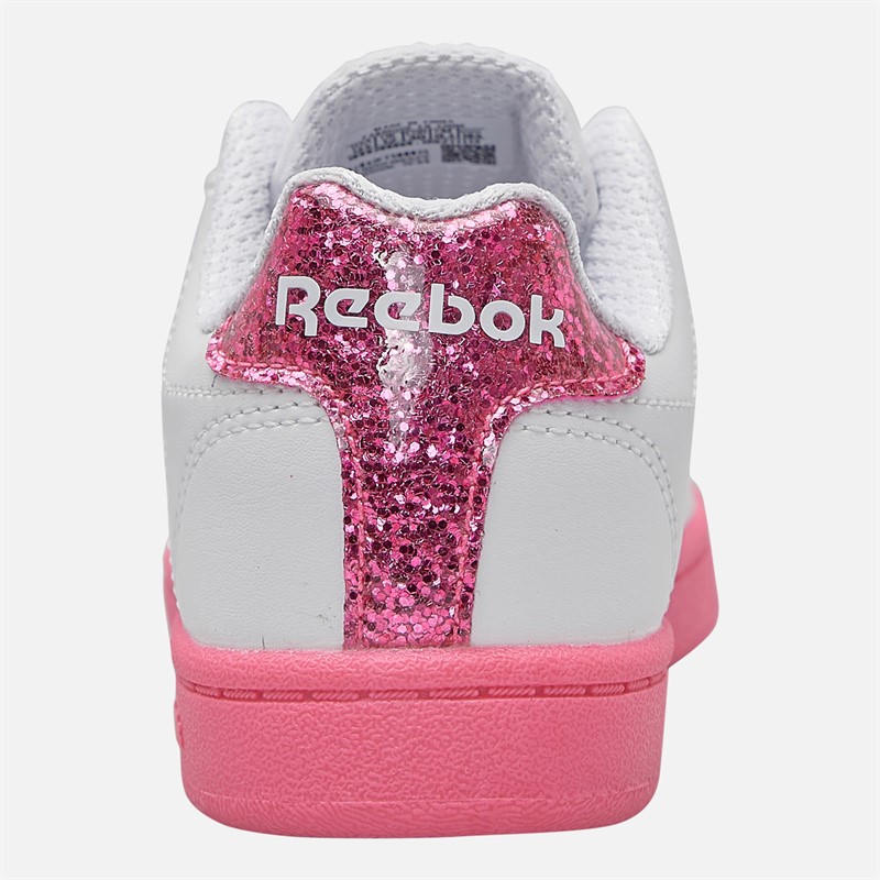 Reebok Girls Royal Complete Clean 2.0 Trainers White/White/True Pink