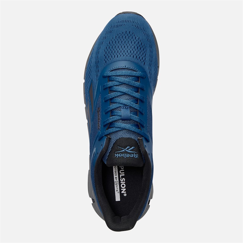 Reebok Mens Zig Dynamica 6 Neutral Running Shoes Navy/Grey/Black