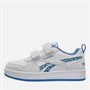 Reebok Kids Royal Prime 2.0 Two Strap Hook And Loop Trainers White/Essential Blue/Essential Blue