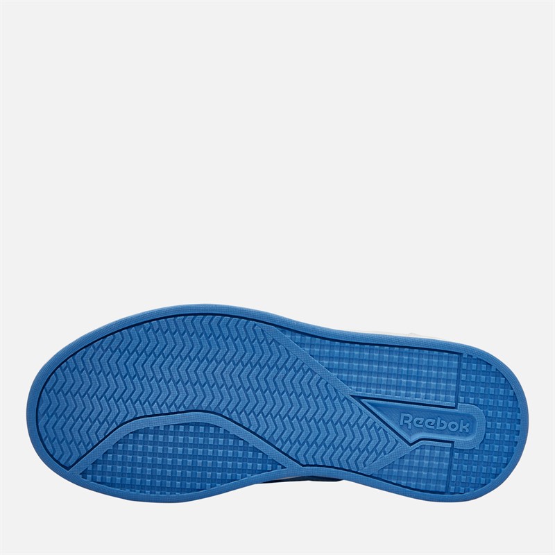 Reebok Kids Royal Prime 2.0 Two Strap Hook And Loop Trainers White/Essential Blue/Essential Blue