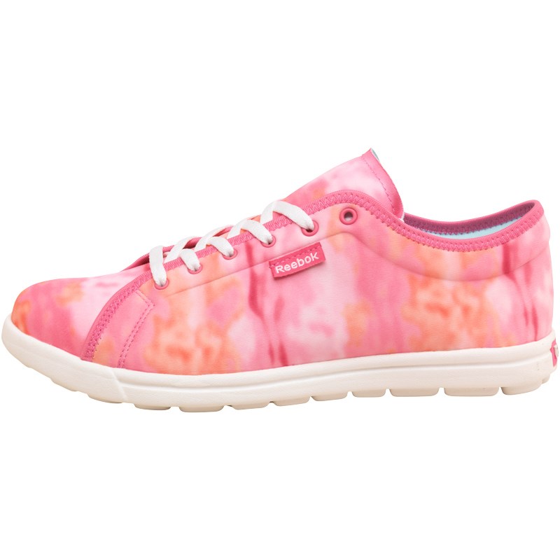 pink reebok womens