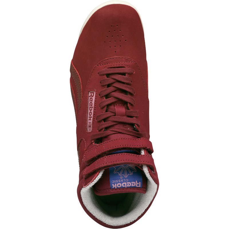womens trainers burgundy