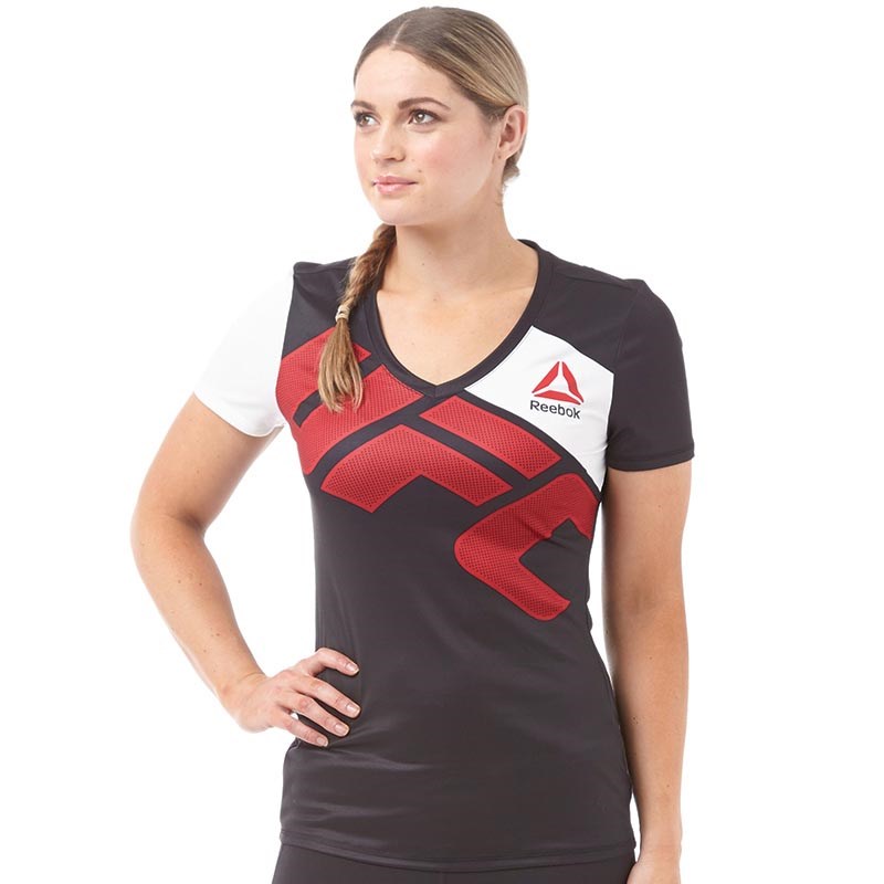 t shirt ufc reebok marron