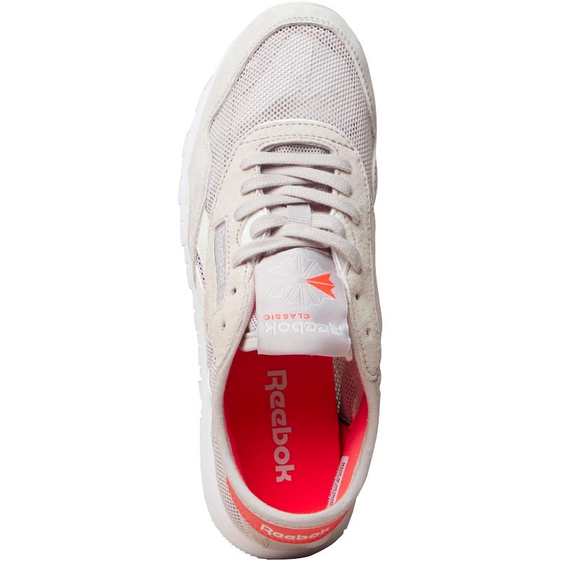 reebok classic nylon womens orange