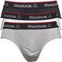 Reebok Mens Wiggins Performance Three Pack Briefs Mix