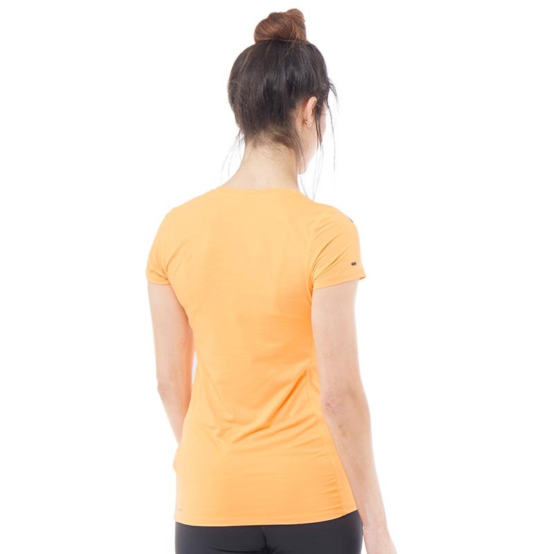 tee shirt reebok femme orange