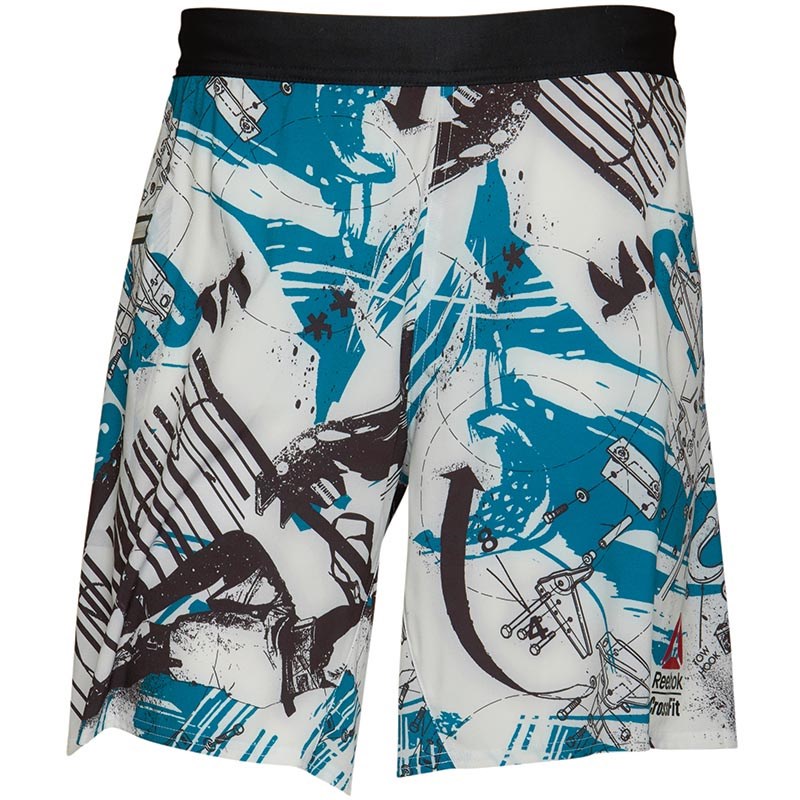 shorts reebok homme blanche