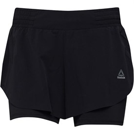 Reebok Dames Les Mills Cordura Short Zwart reebok kopen in de aanbieding