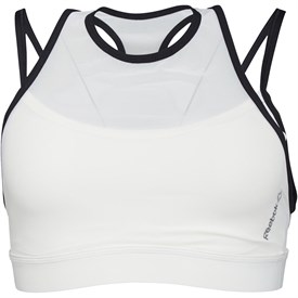 Image of Reebok Womens Hero Strong Sports Bra Chalk