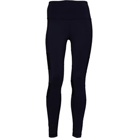 Reebok Dames High Rise Mesh Hardlooplegging Zwart reebok kopen in de aanbieding