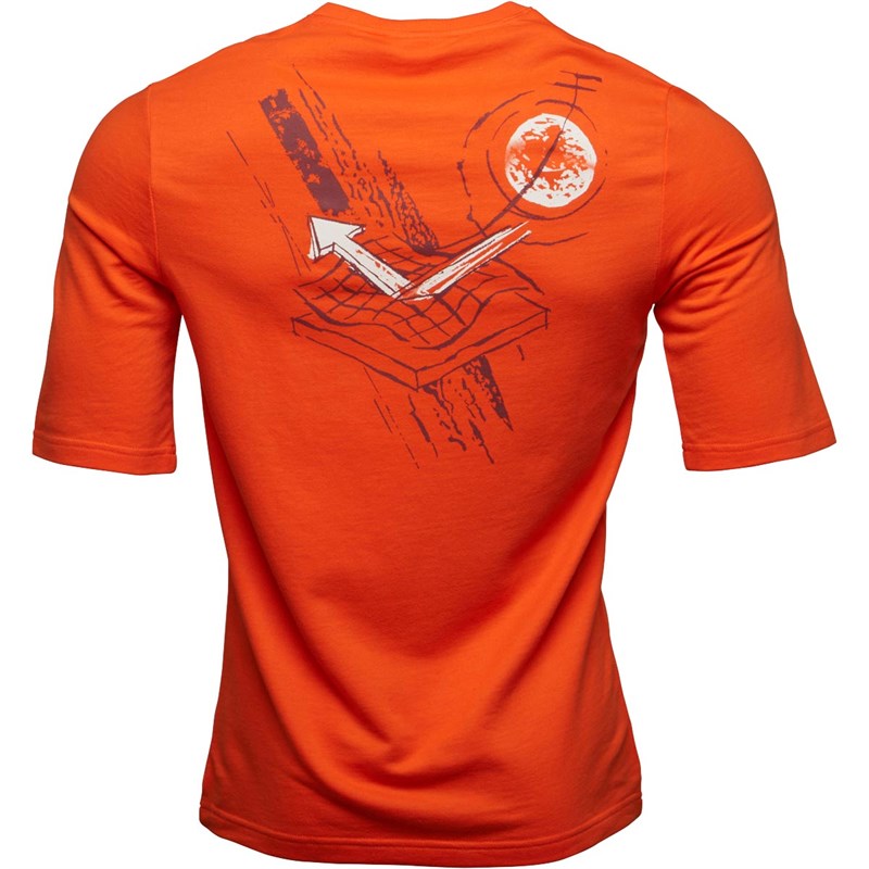 tee shirt reebok homme orange