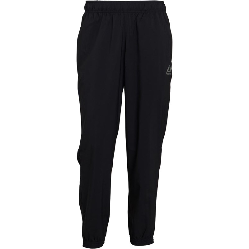 Buy Reebok Mens Elements Woven Cuffed Track Pants Black