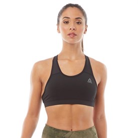 Image of Reebok Womens Workout Ready Racerback Bra Black