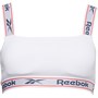 Reebok Dames Katoen Elastaan Sport BH Wit