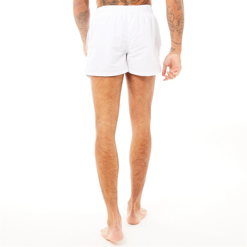 Reebok Short de Bain Yale Core Homme Blanc