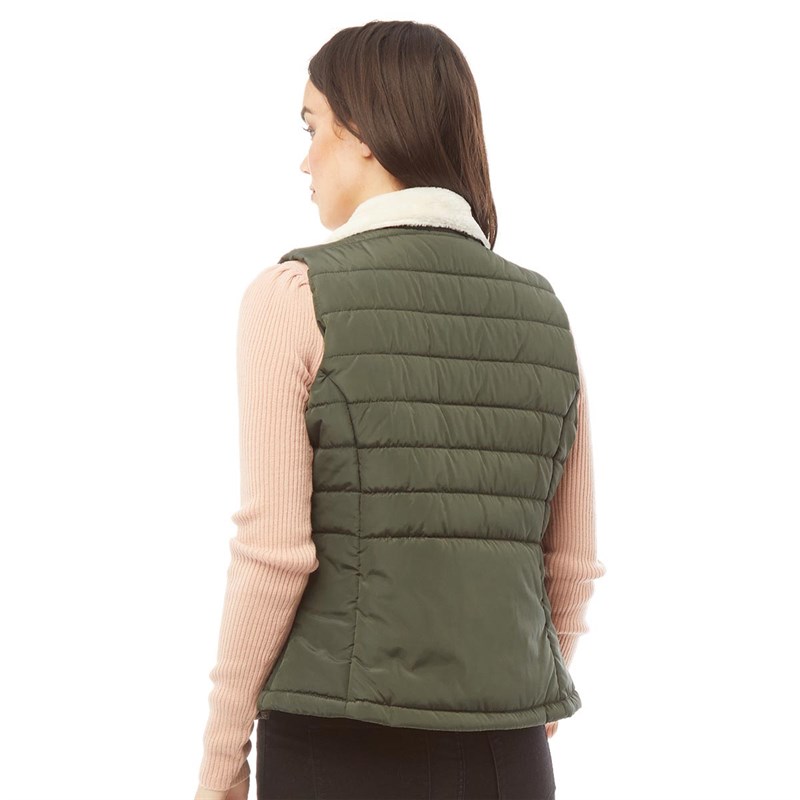 Buy Regatta Womens Westlynn Padded Gilet Vest Dark Khaki