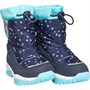 Regatta Infant Boys Peppa Pig Cosy Winter Boots Navy/Polar Ice