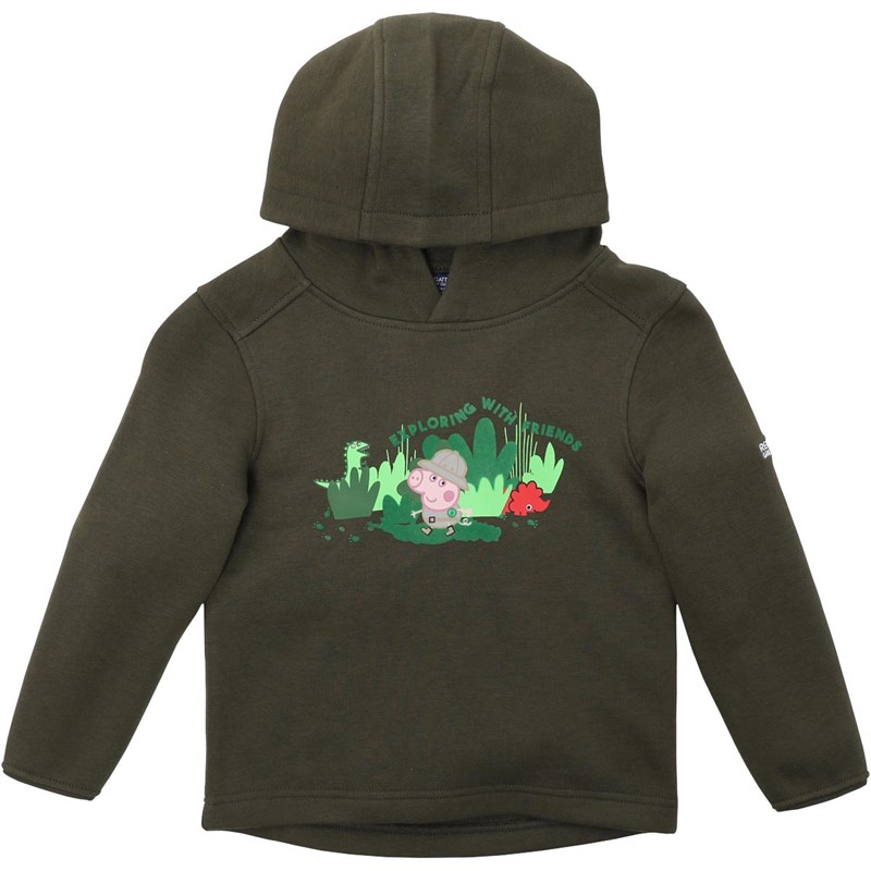 Buy Regatta Infant Peppa Pig Graphic Hoodie Dark Khaki