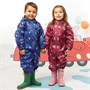 Regatta Piger Infant Peppa Pig Waterproof Pobble Onesies Lyserød