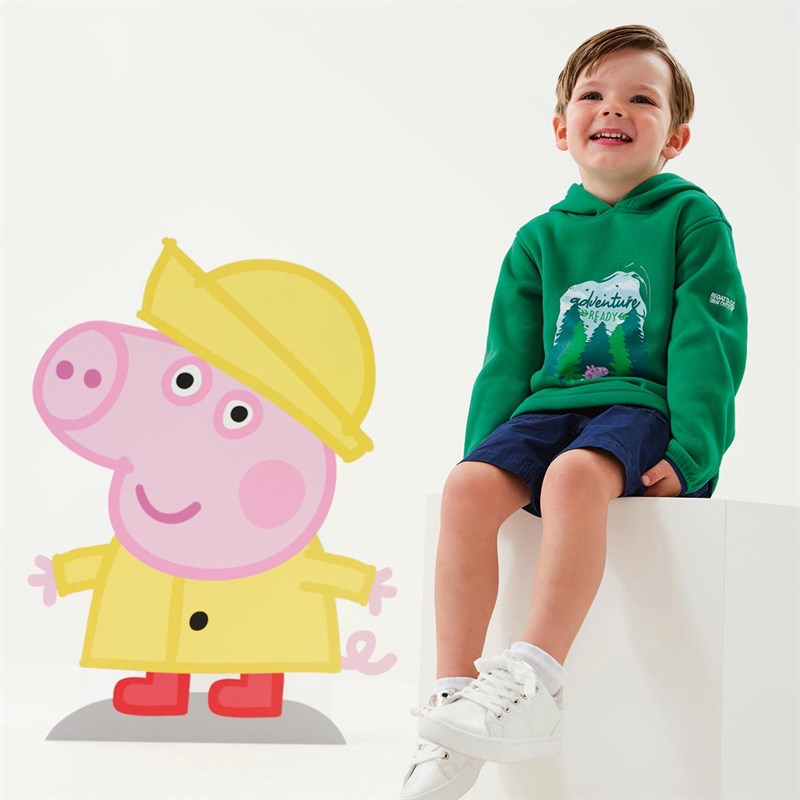 Regatta Junior Peppa Pig Graphic Hoodie Jelly Bean