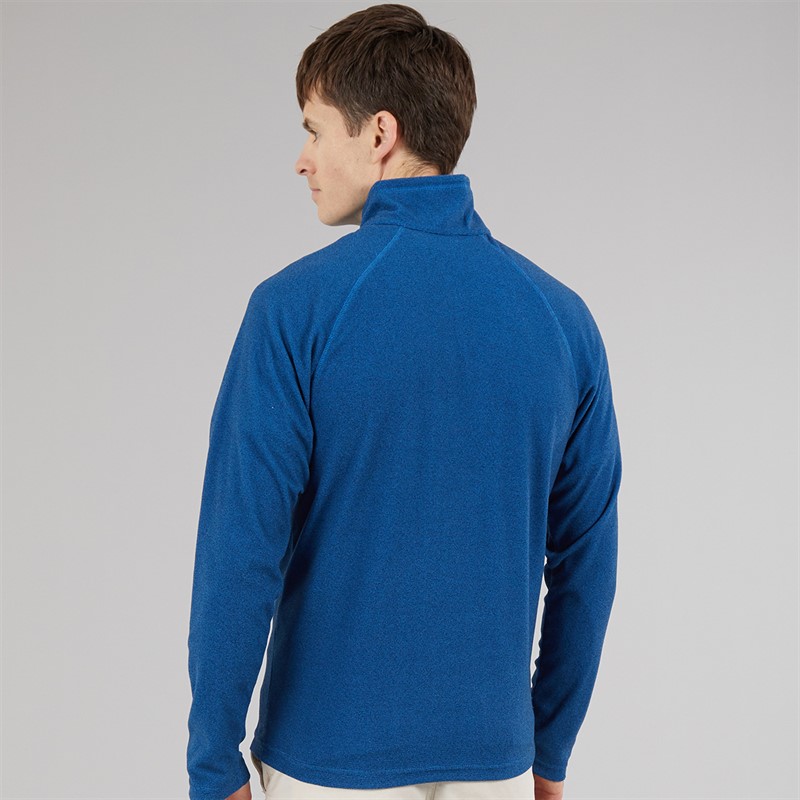 Regatta Mens Montes 1/2 Zip Fleece Snorkel Blue/Navy