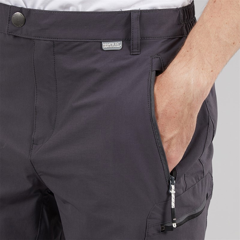 Regatta Mens Highton Walking Trousers Seal Grey