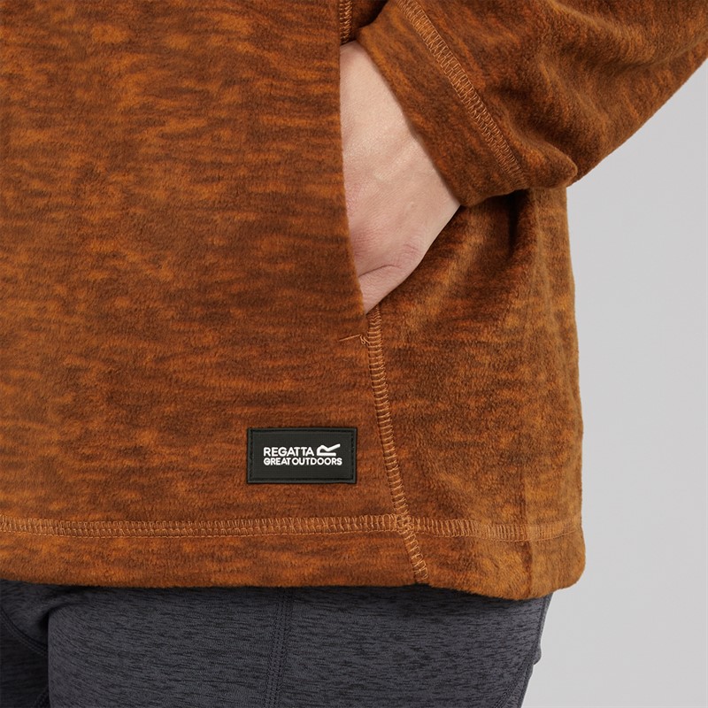 Regatta Womens Mayse Full Zip Fleece Jacket Glazed Ginger
