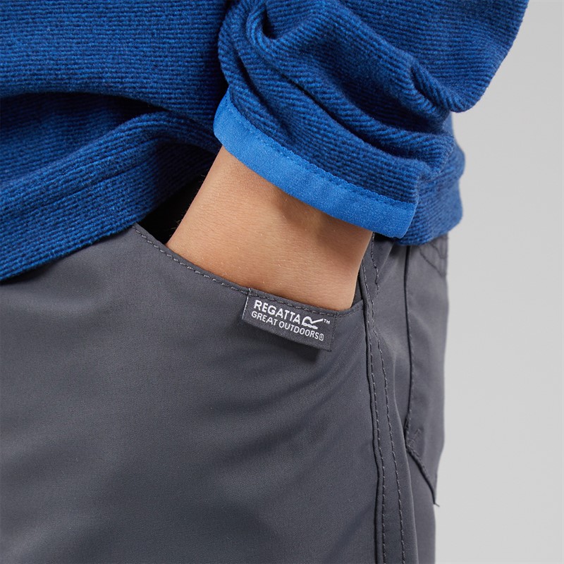 Regatta Boys Sorcer Shorts Seal Grey
