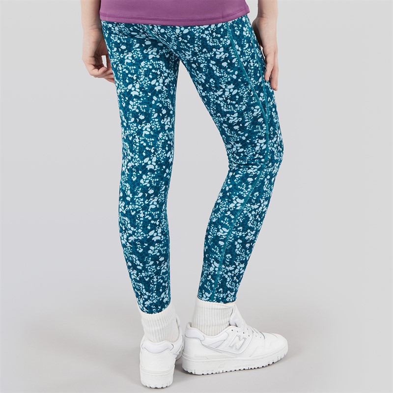 Regatta Girls Barlia Winter Printed Leggings Gulfstream Abstract