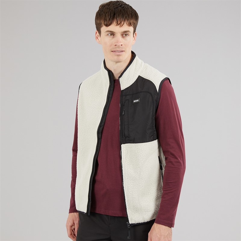 Regatta Mens Frankie Borg Fleece Gilet Moonstruck