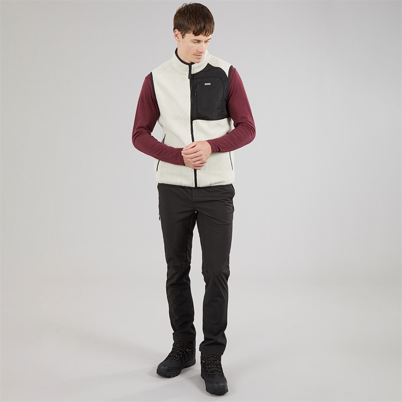 Regatta Mens Frankie Borg Fleece Gilet Moonstruck