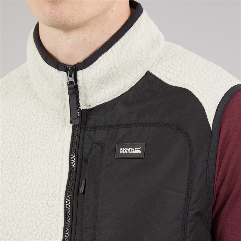 Regatta Mens Frankie Borg Fleece Gilet Moonstruck