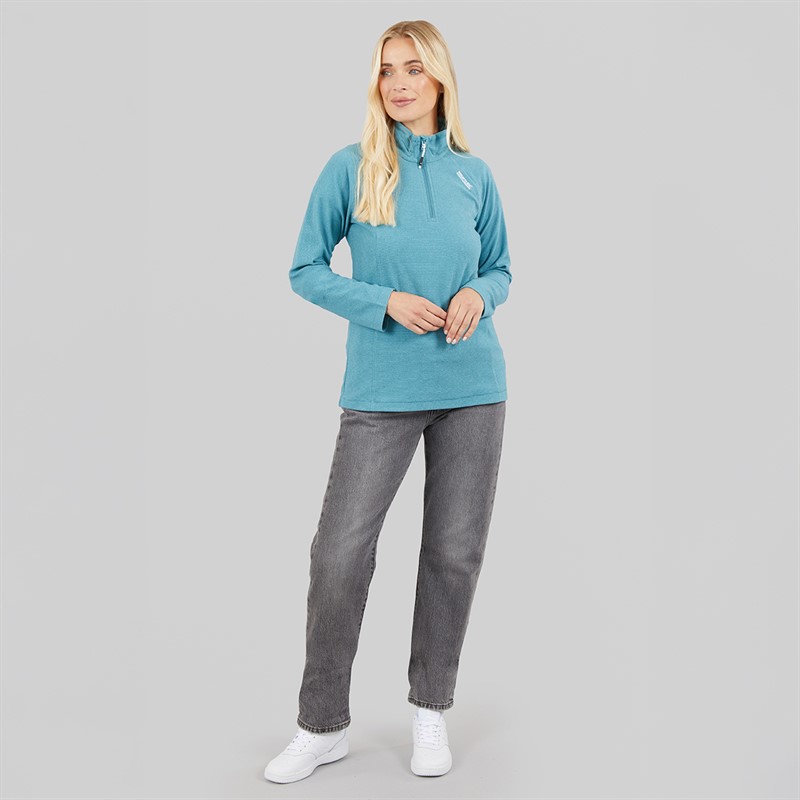 Regatta Womens Montes 1/2 Zip Fleece Storm Blue