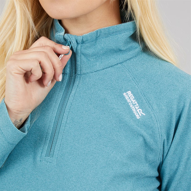 Regatta Womens Montes 1/2 Zip Fleece Storm Blue