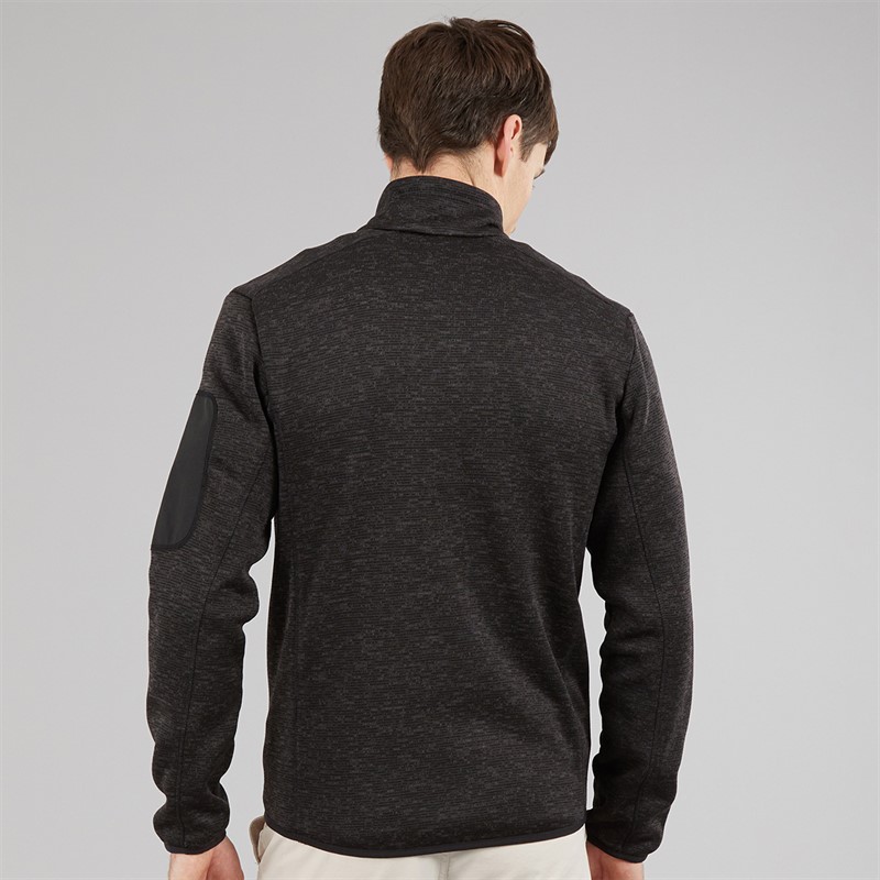 Regatta Mens Newhill Full Zip Fleece Jacket Black